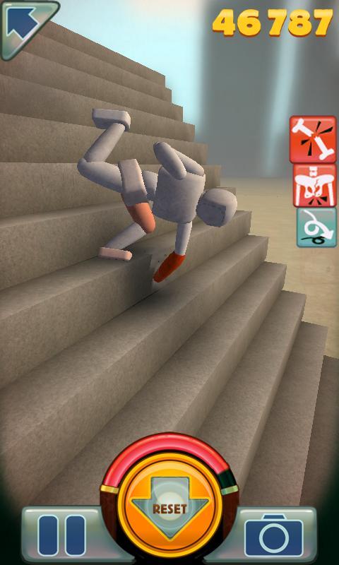 Stair Dismount Game Screenshot