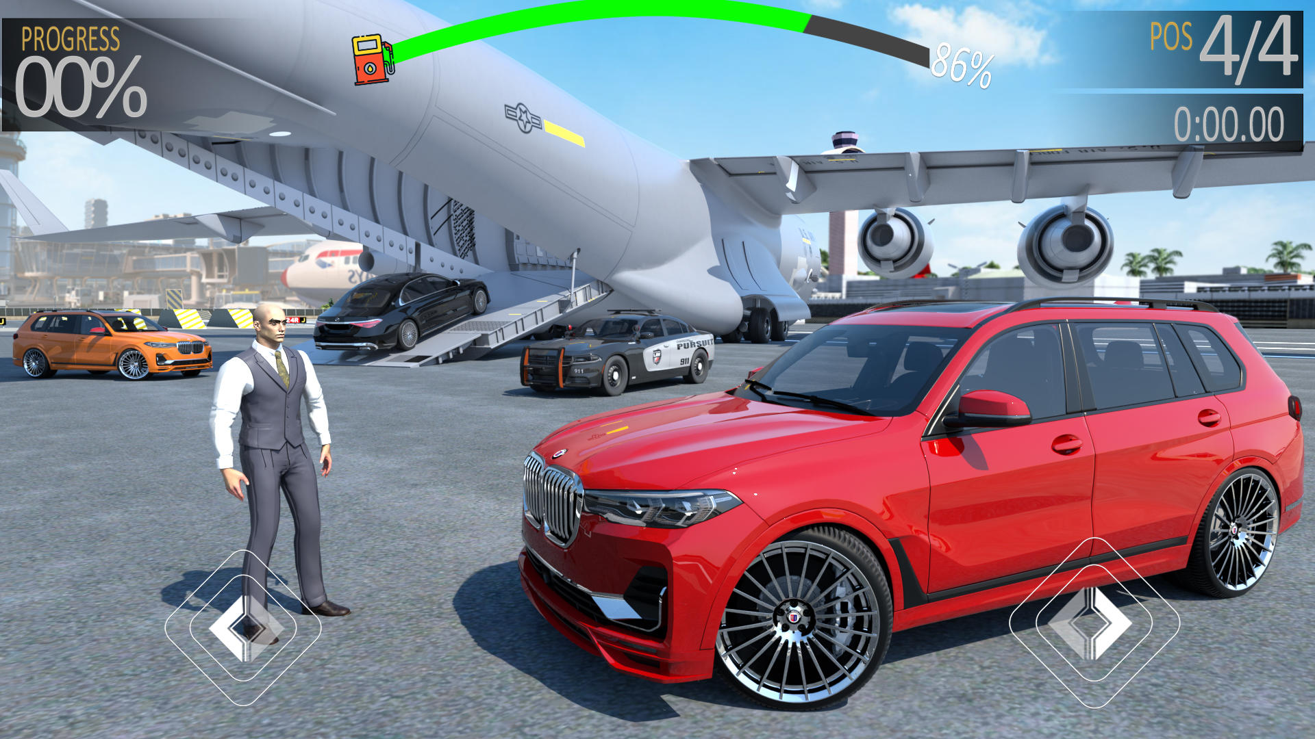 Cuplikan Layar Game Airplane Car Transporter Game