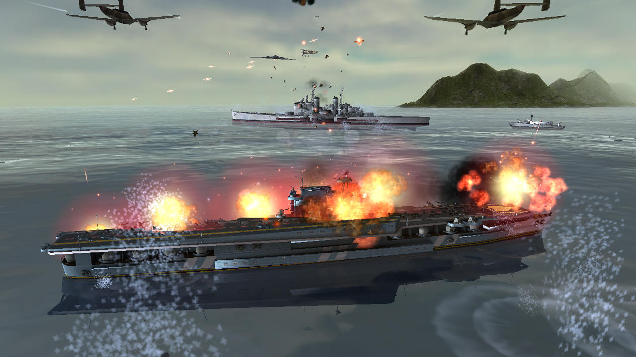 WARSHIP BATTLE:3D World War II Game Screenshot