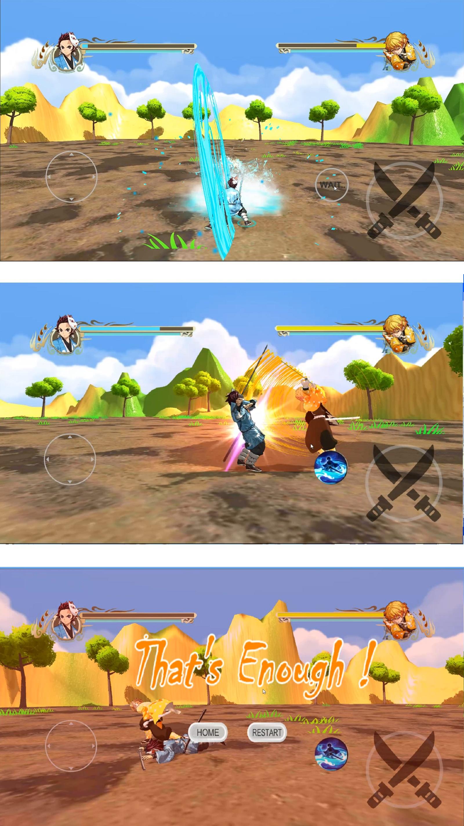Kimetsu Fight - Demon Slayer screenshot game