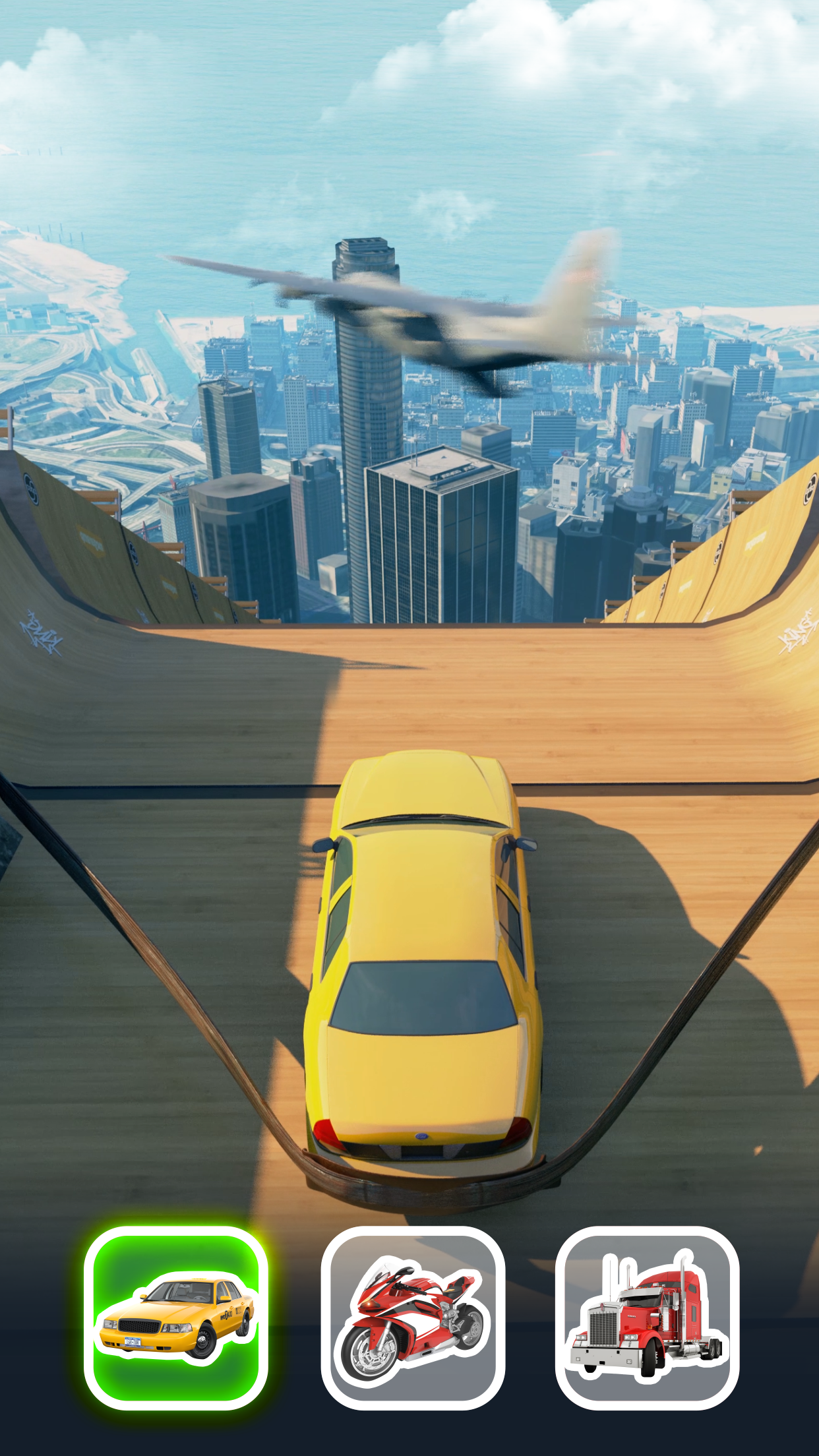 Screenshot 1 of Mega rampa de salto de coche 2.0.0