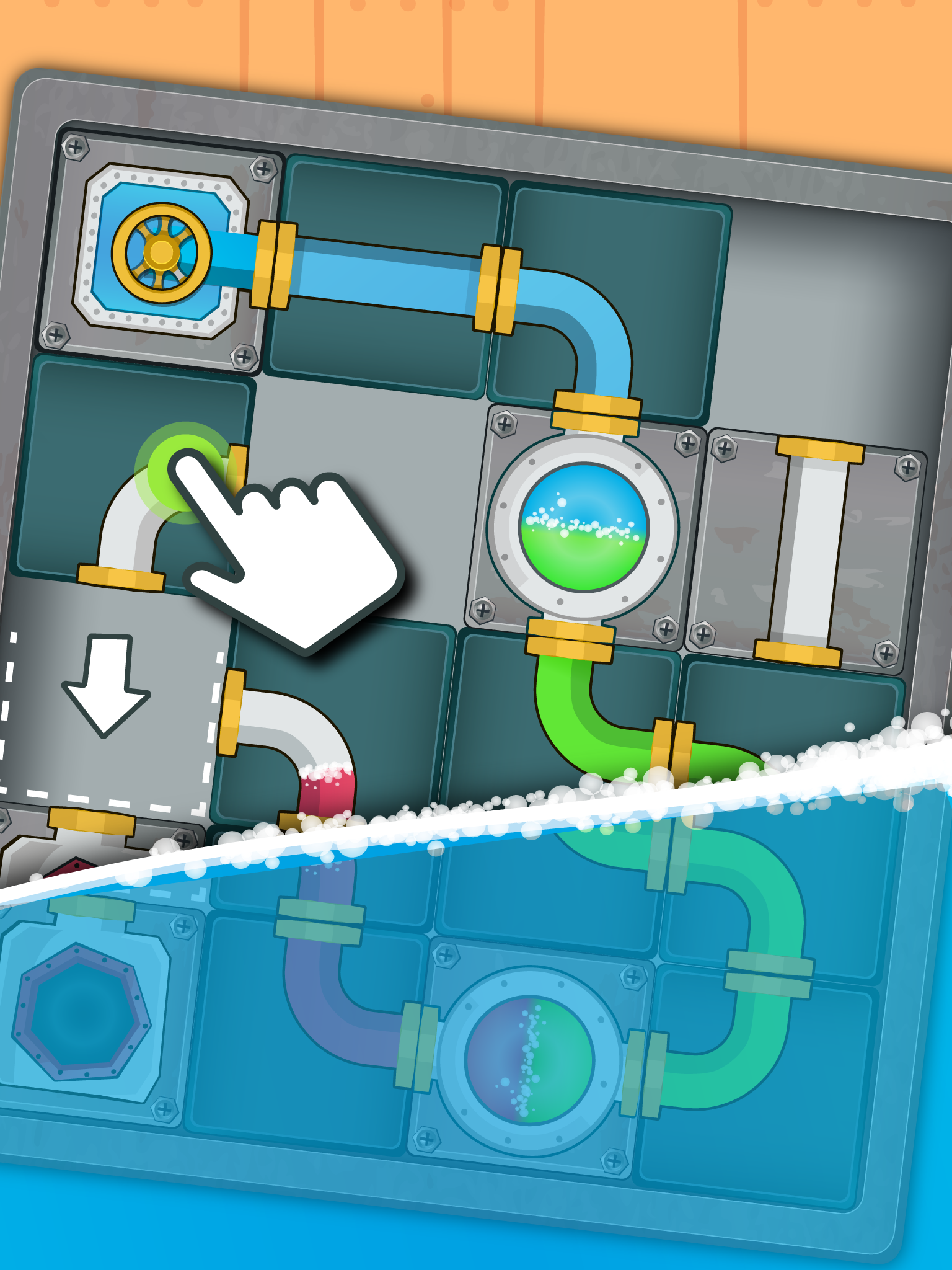 Screenshot of Unblock Water Pipes