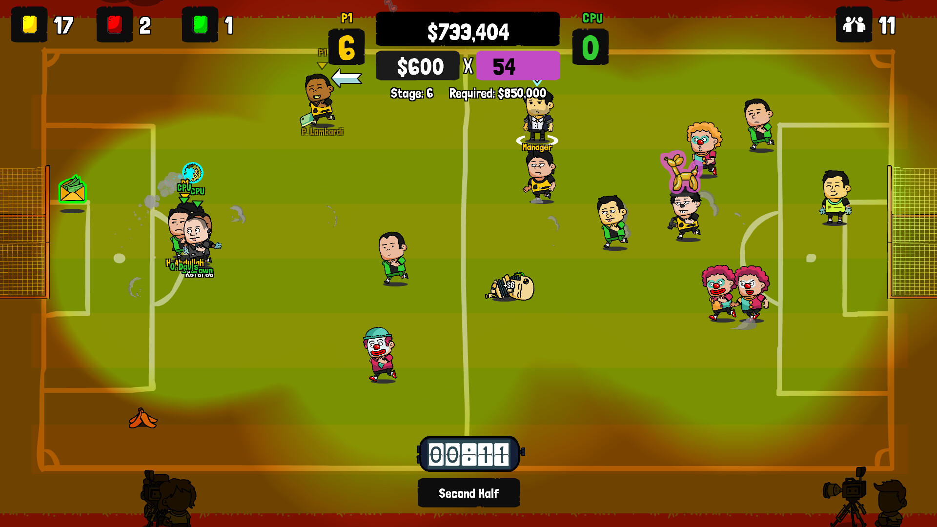 Super Senseless Soccer Game Screenshot