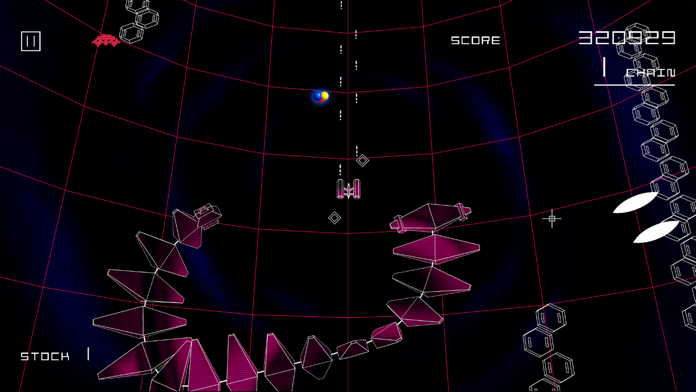 スペースインベーダー インフィニティジーン エボルブ ゲームのスクリーンショット