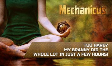Mechanicus logic puzzle game for IQ Game Screenshot