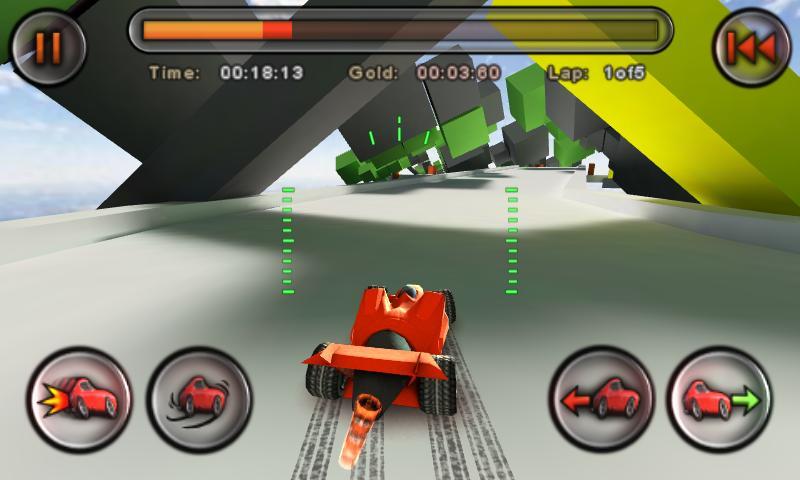 Jet Car Stunts Lite Game Screenshot