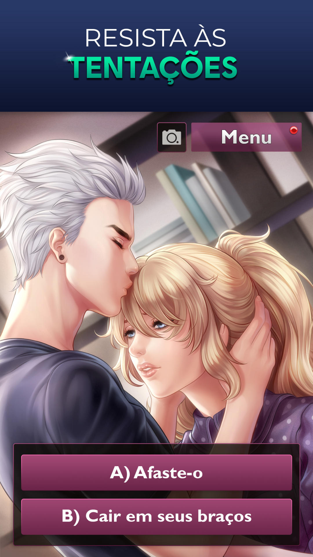 Captura de Tela do Jogo Is It Love? Peter - vampiro