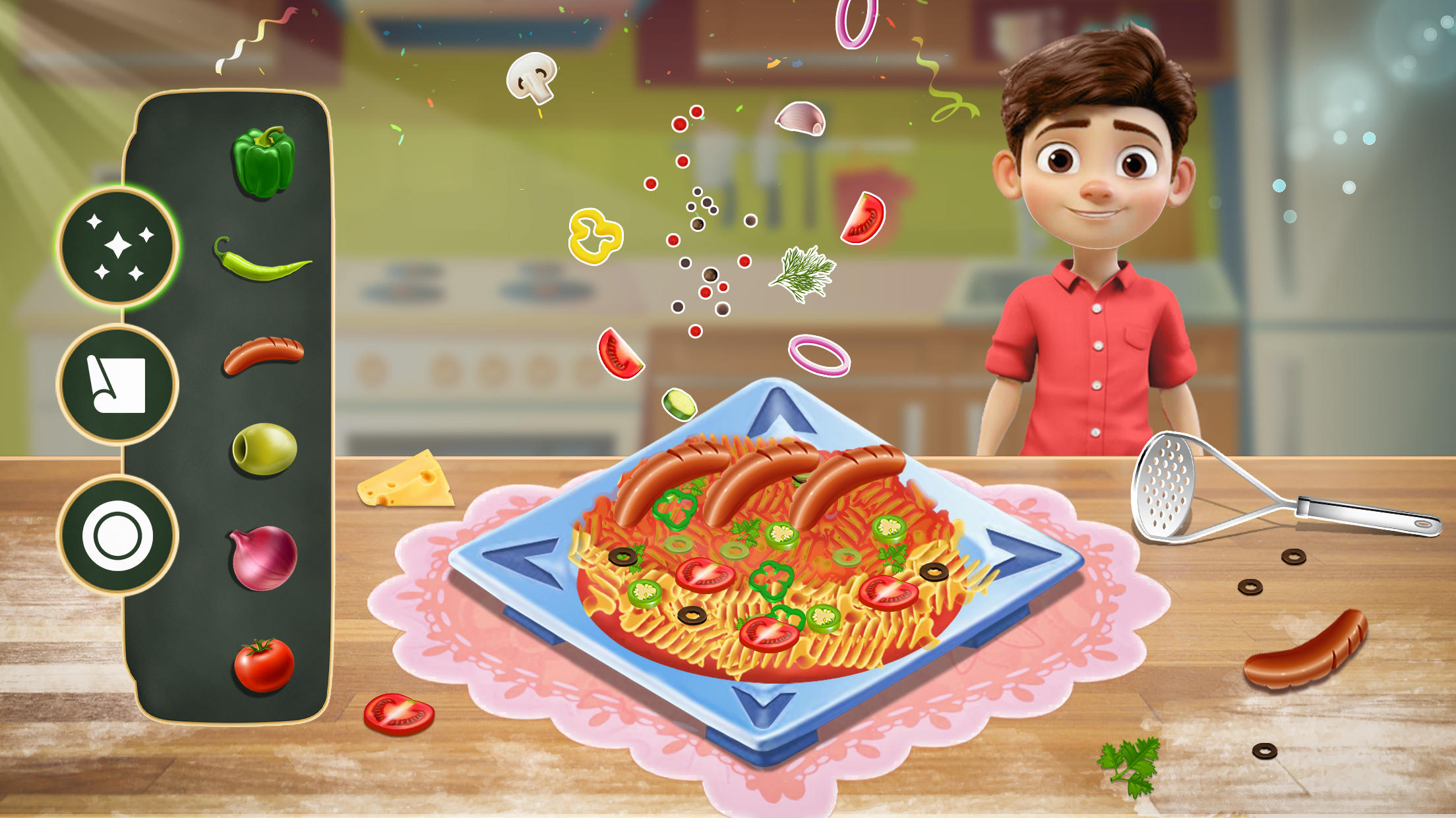 Pizza and Pasta Maker Game Screenshot