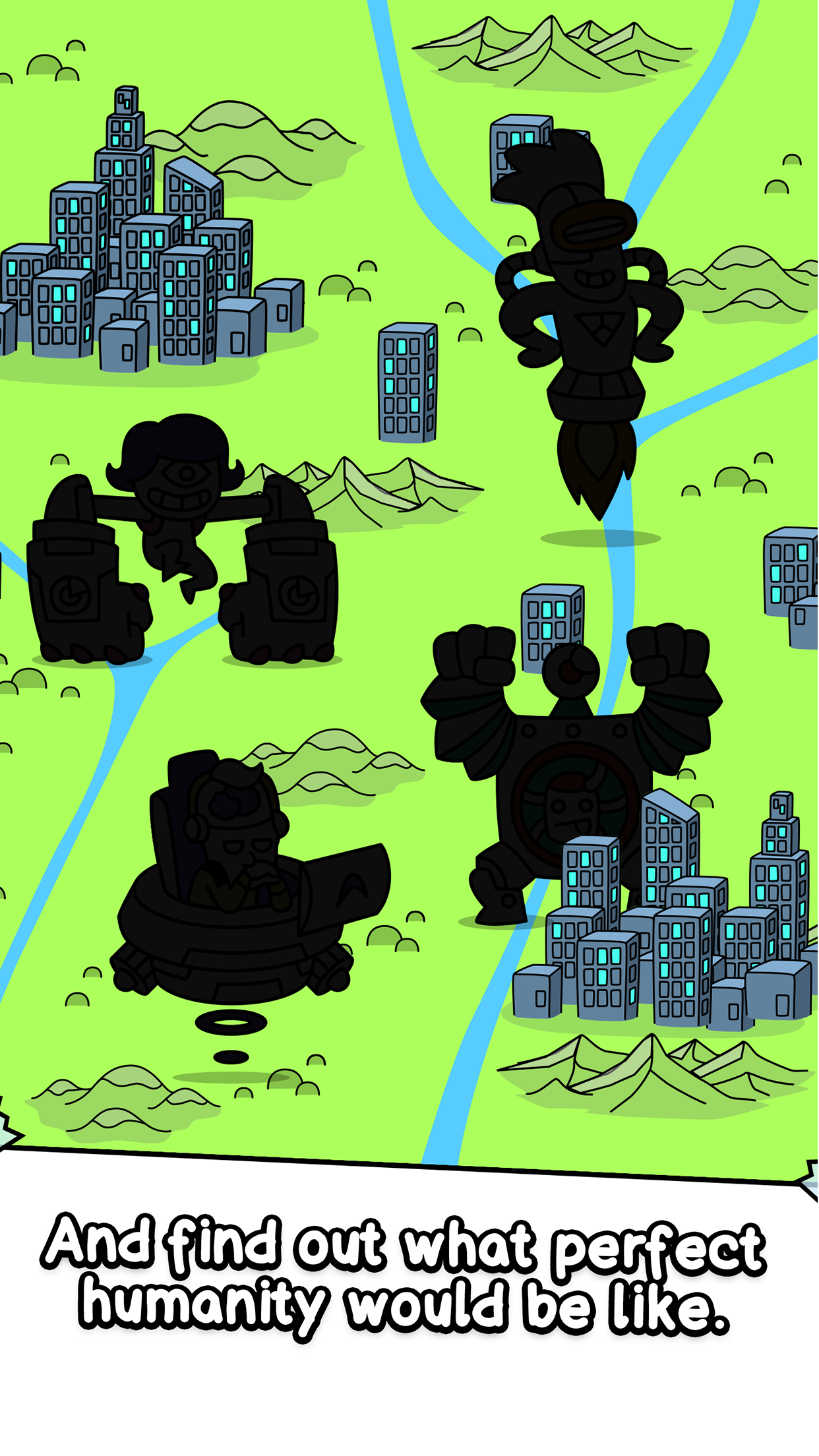 Скриншот игры Human Evolution: Merge Game