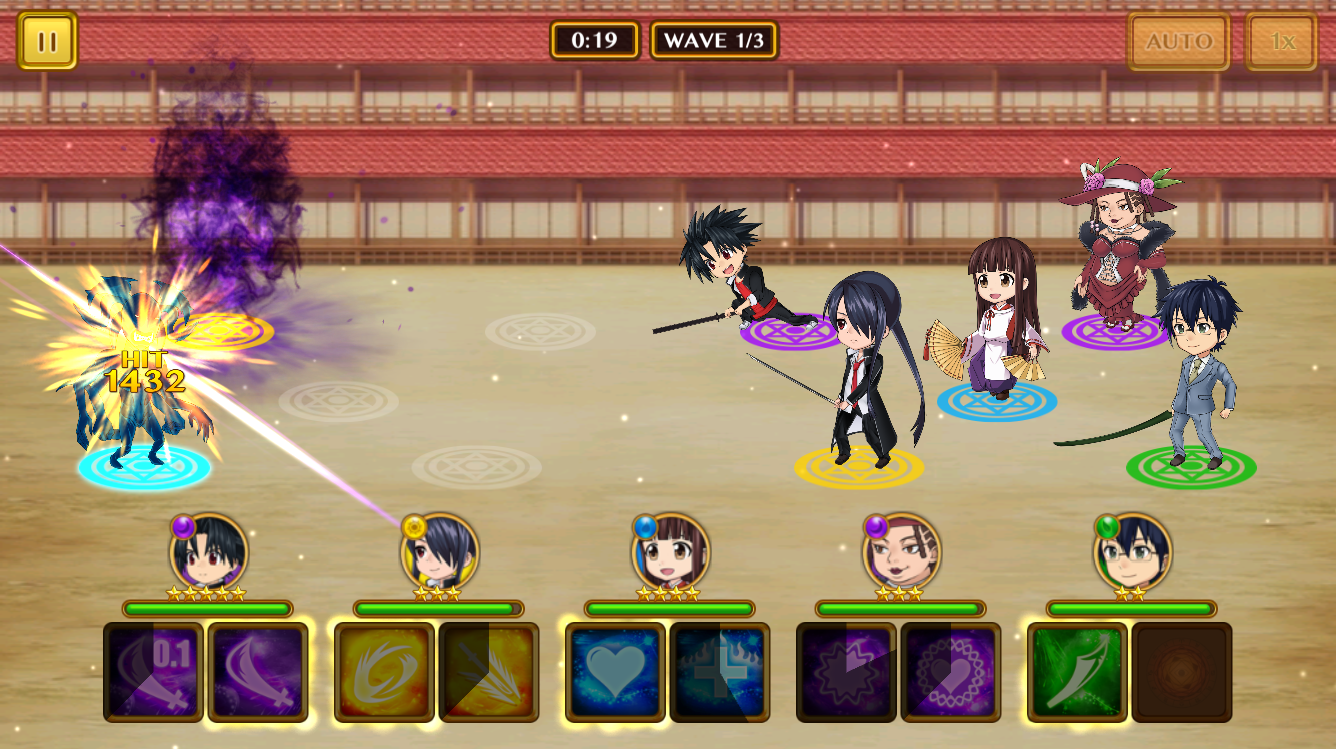 ネギマテ〜UQ HOLDER！魔法先生ネギま！２〜 Game Screenshot
