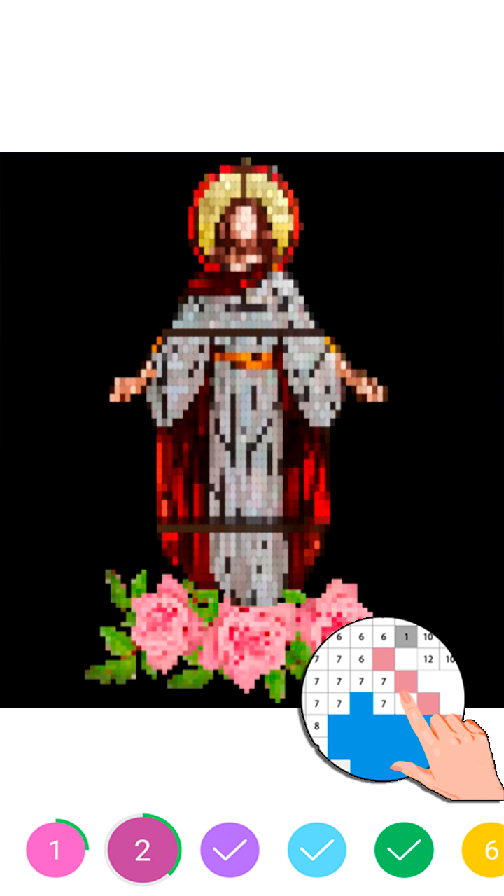 Bible Coloring By Number Pixel android iOS apk download for free-TapTap