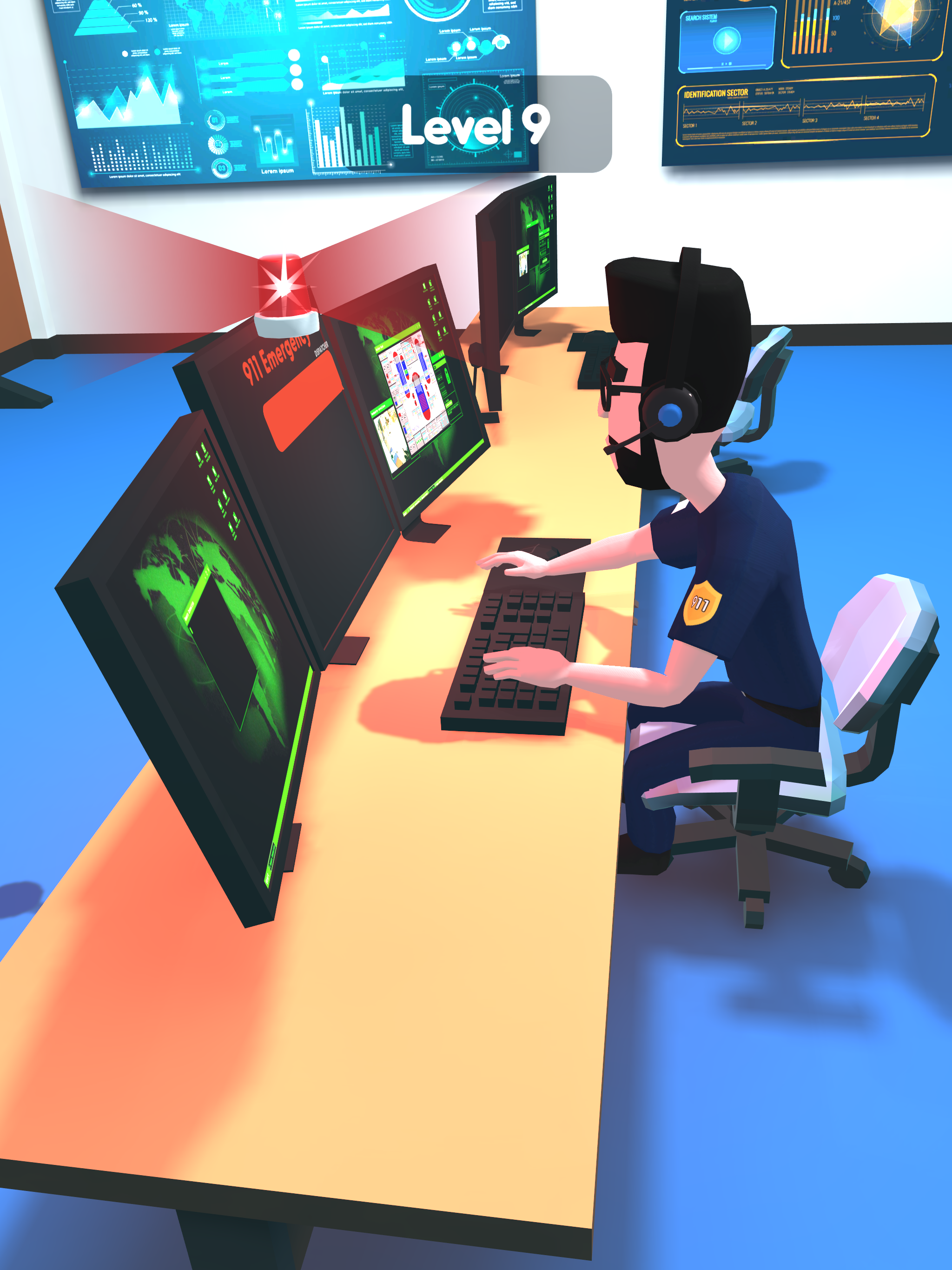 911 Emergency Dispatcher Game Screenshot