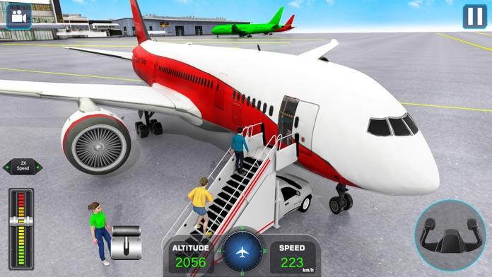 Airplane Flying Simulator 3D Game Screenshot
