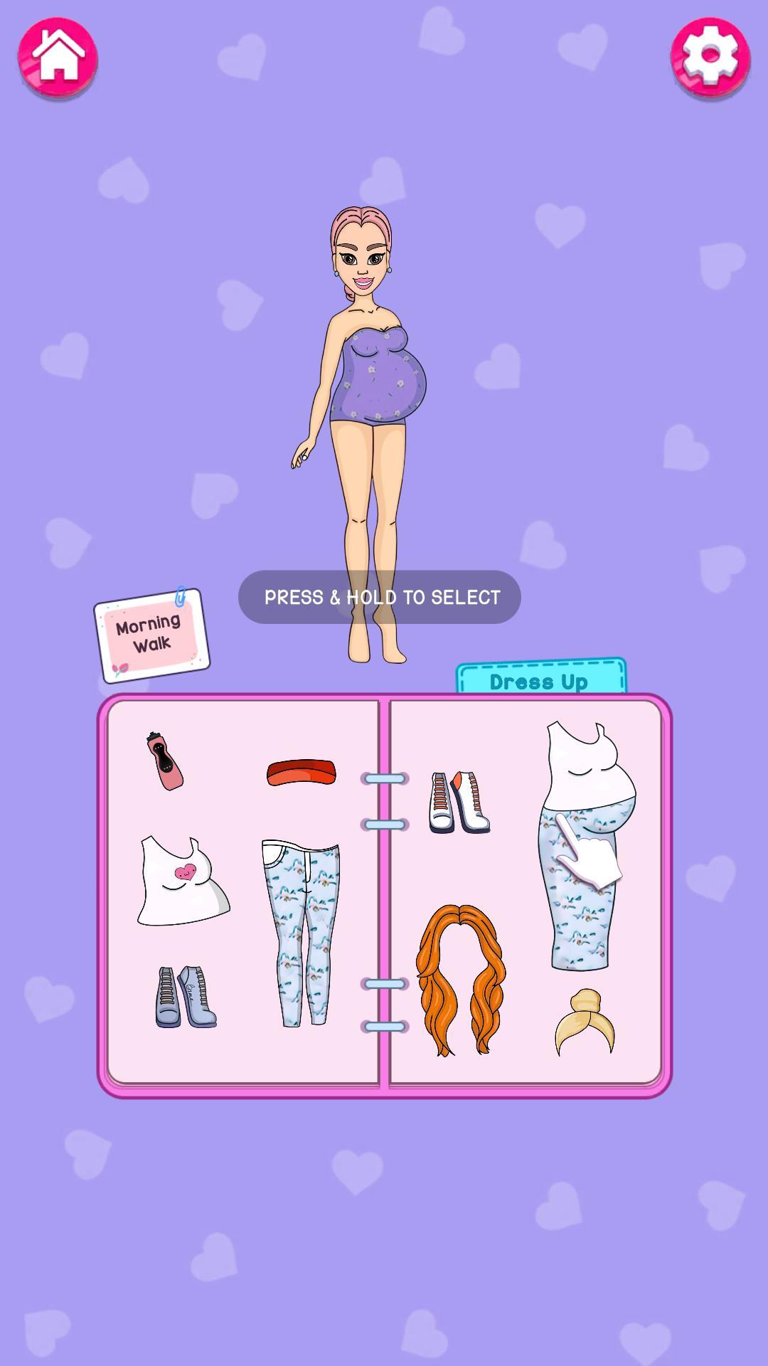 Paper Doll DIY Makeup Salon Game Screenshot
