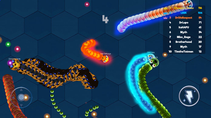 Snaker Dash -Color Snake Dance 게임 스크린 샷