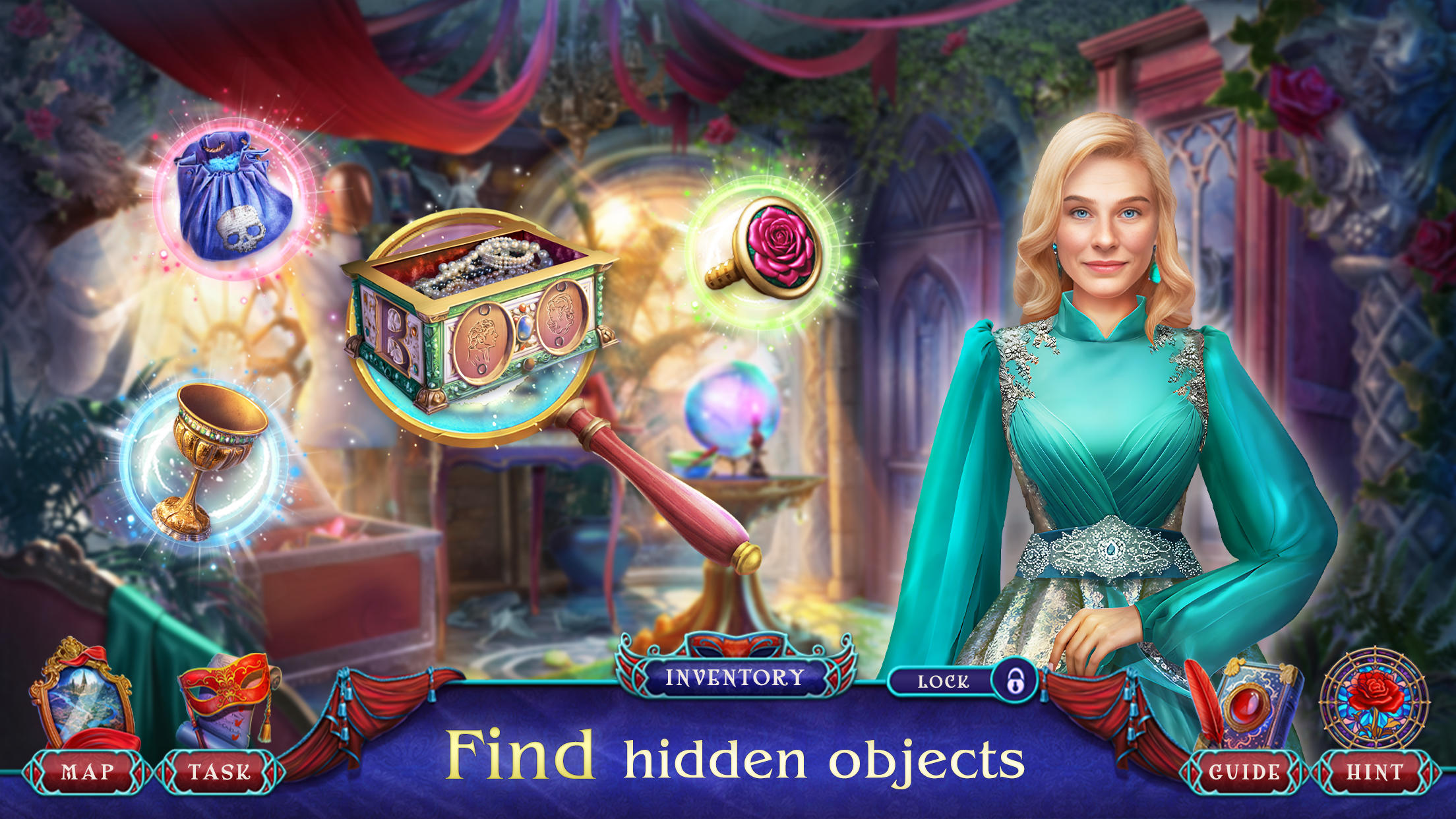 Cuplikan Layar Game Cursed Fables 5: Seek Objects