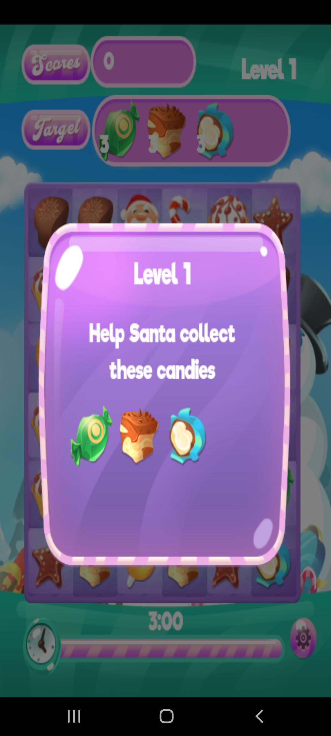 Candy Christmas 게임 스크린샷