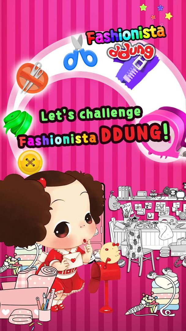 Fashionista DDUNG (時尚女孩冬已) 게임 스크린 샷