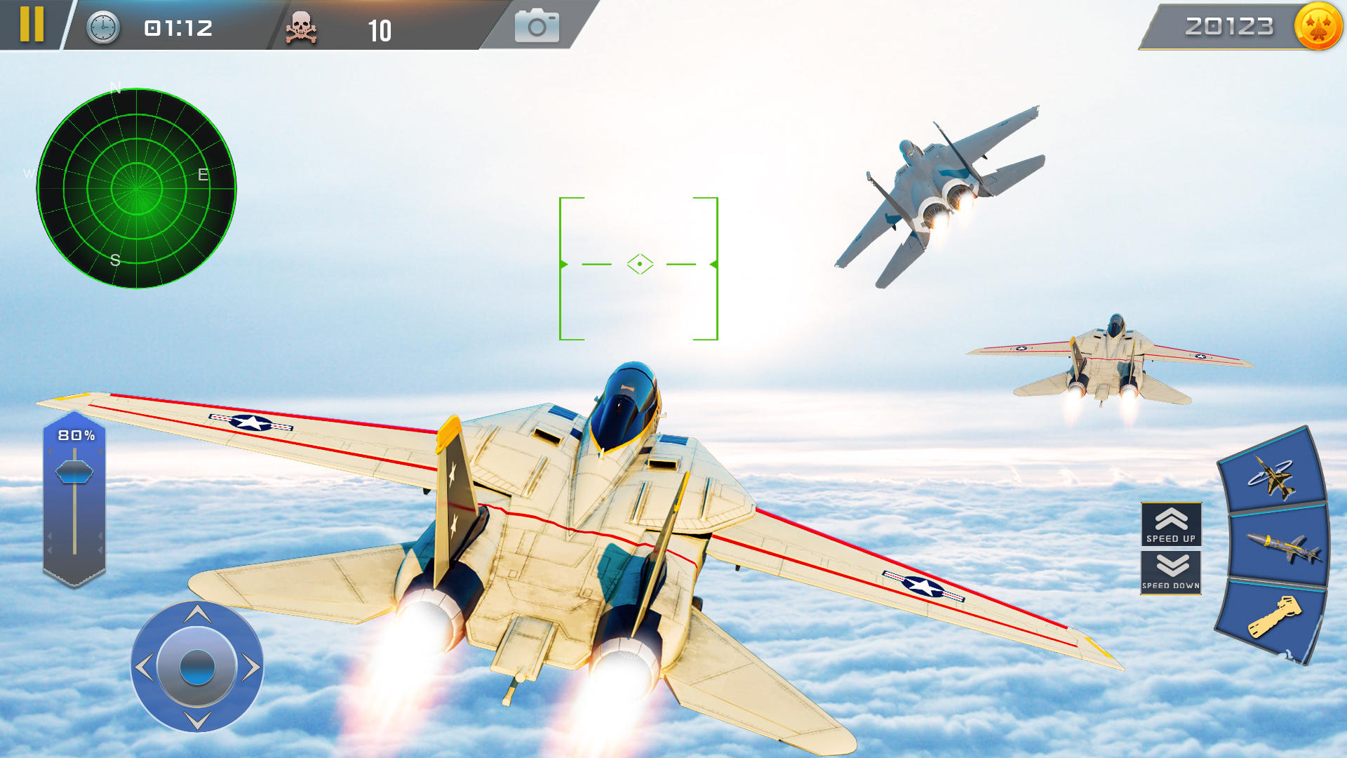 Fighter Jet Warfare Air Combat Game Screenshot