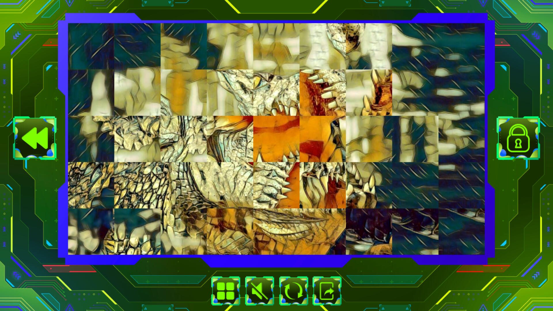 Screenshot 1 of Puzzle Twizzle : Reptiles 