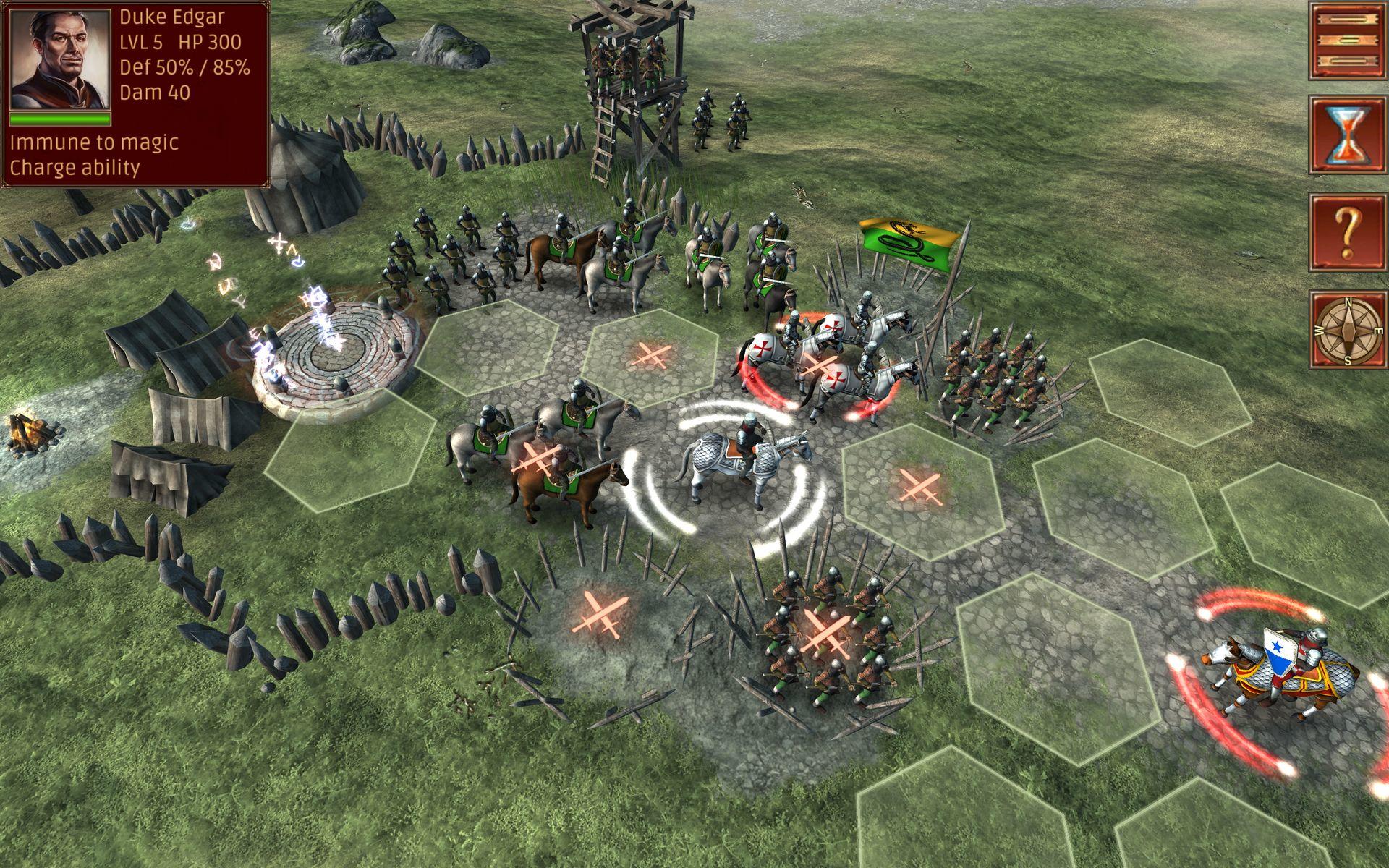 Hex Commander: Fantasy Heroes Game Screenshot