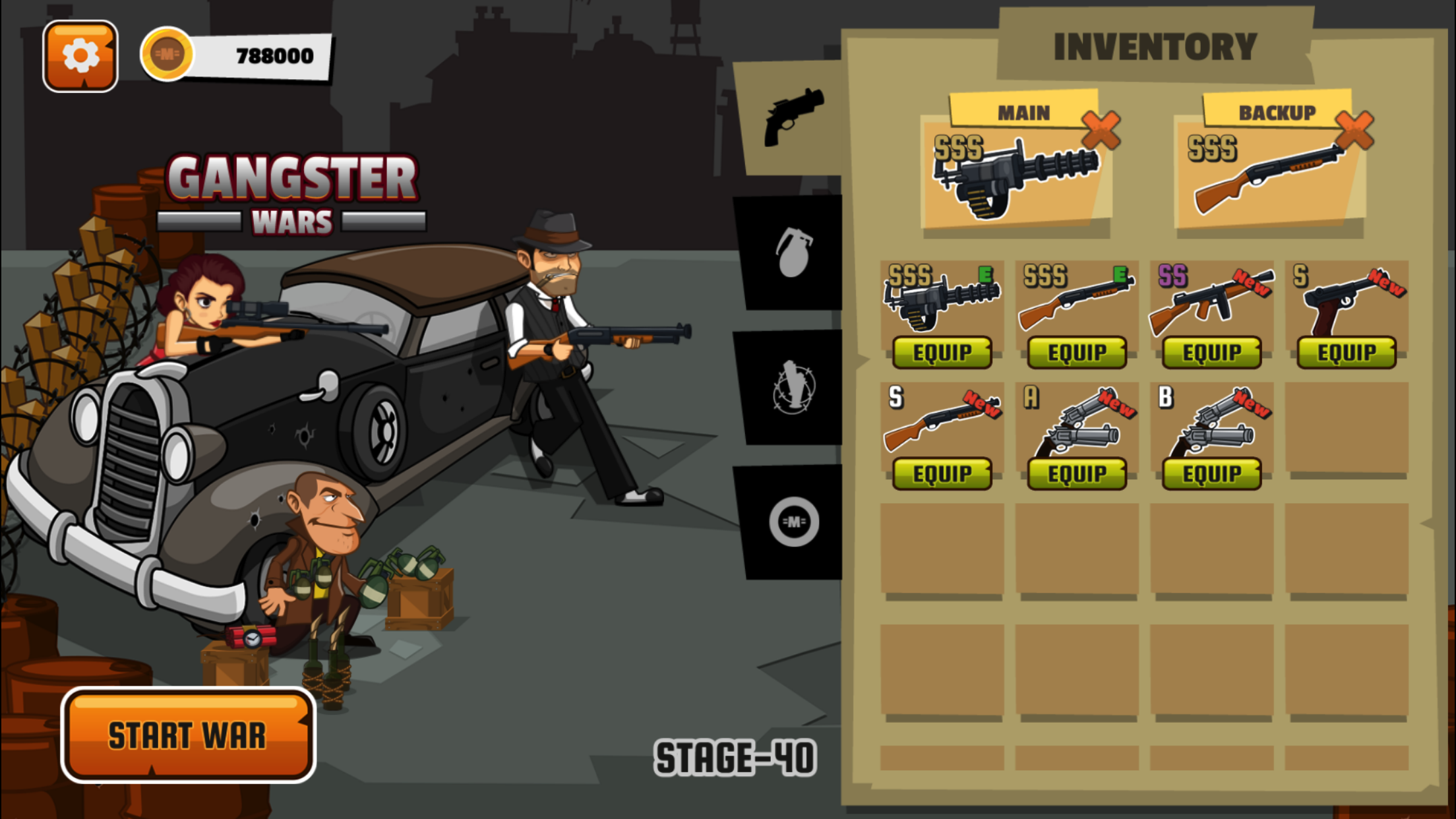 Gangster Wars : Defense Game Screenshot