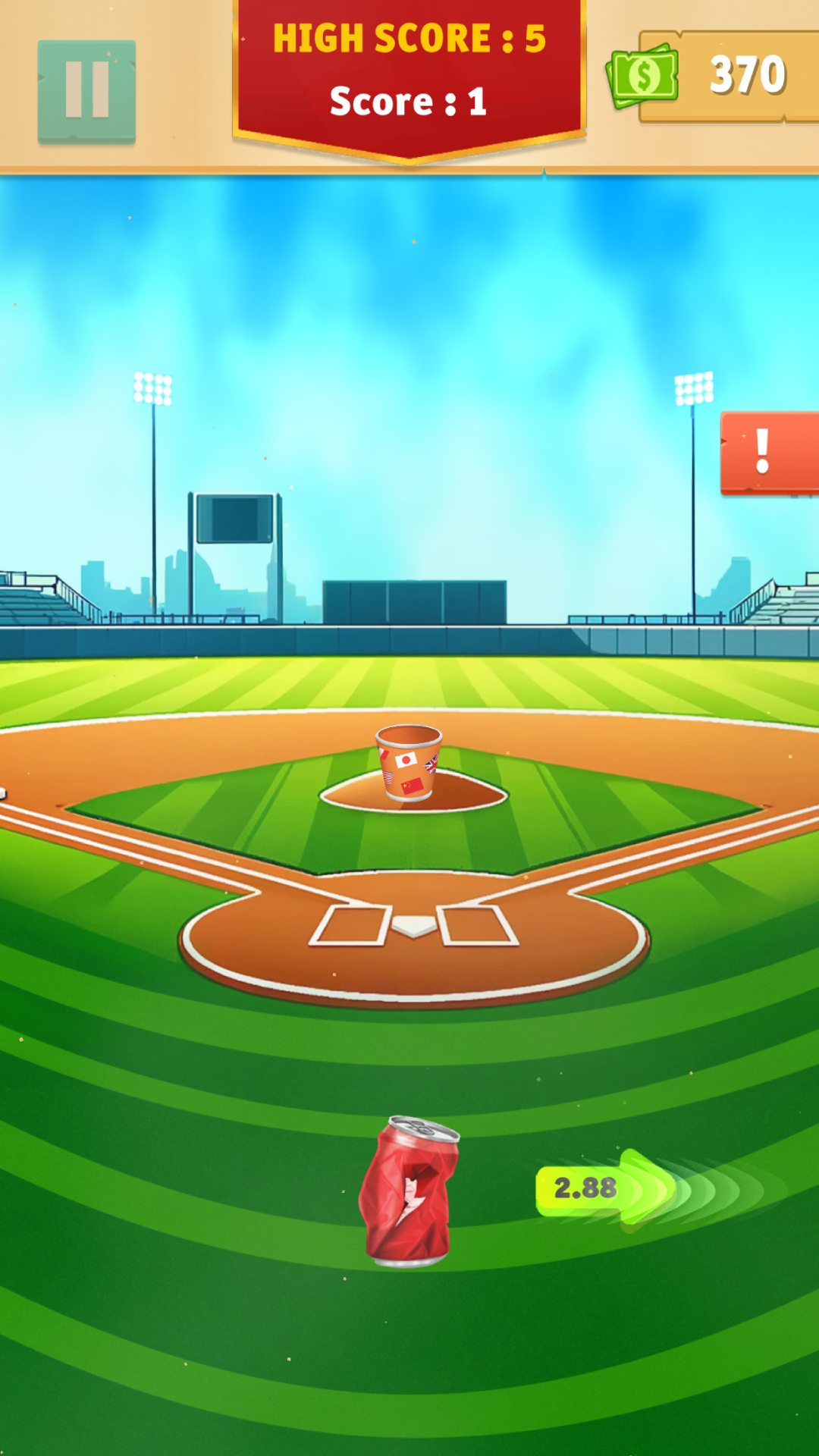 Paper Toss : World Tour Game Screenshot