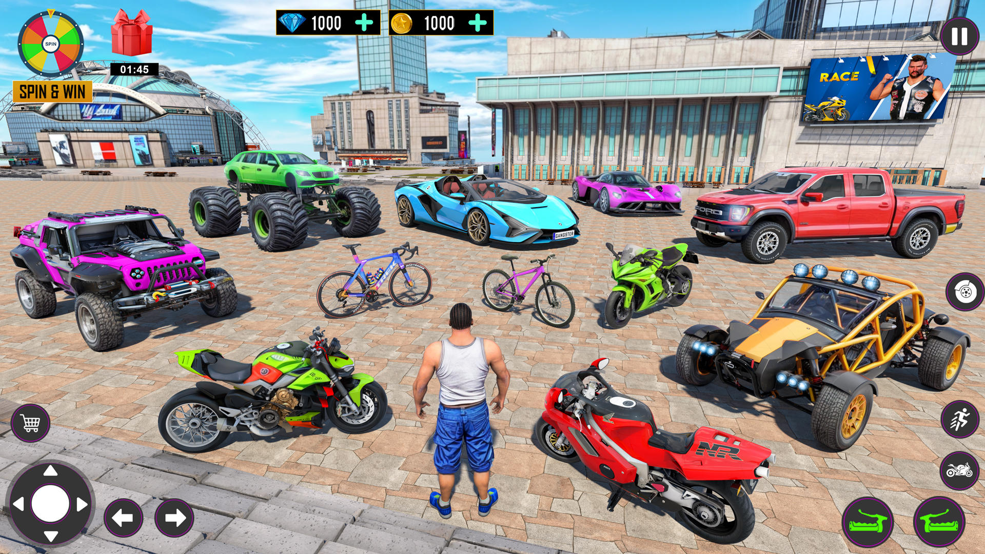 Indian Bike Driving Game 3D Game Screenshot