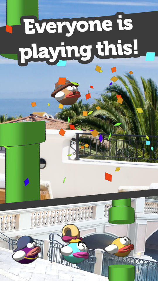 Future Flappy Game Screenshot