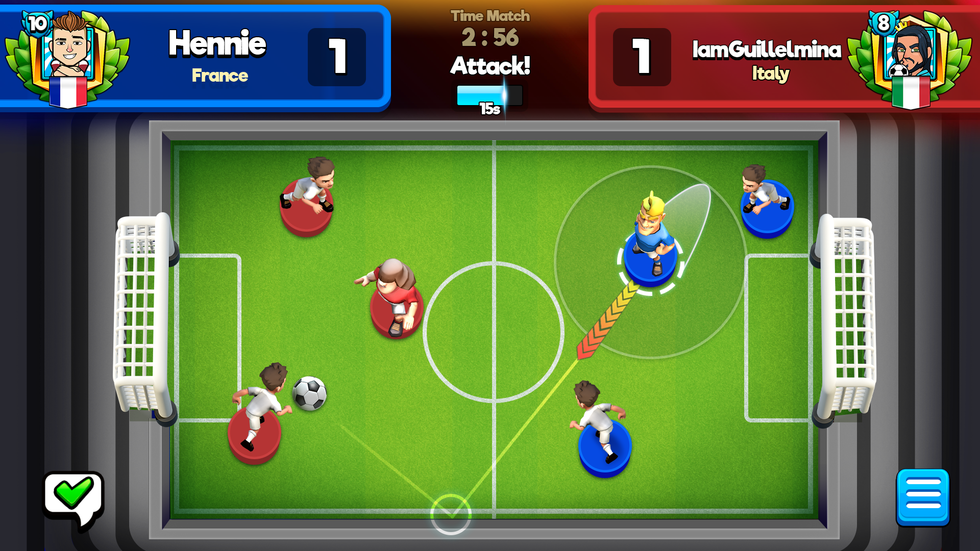 Screenshot of Soccer Royale: Pool Football