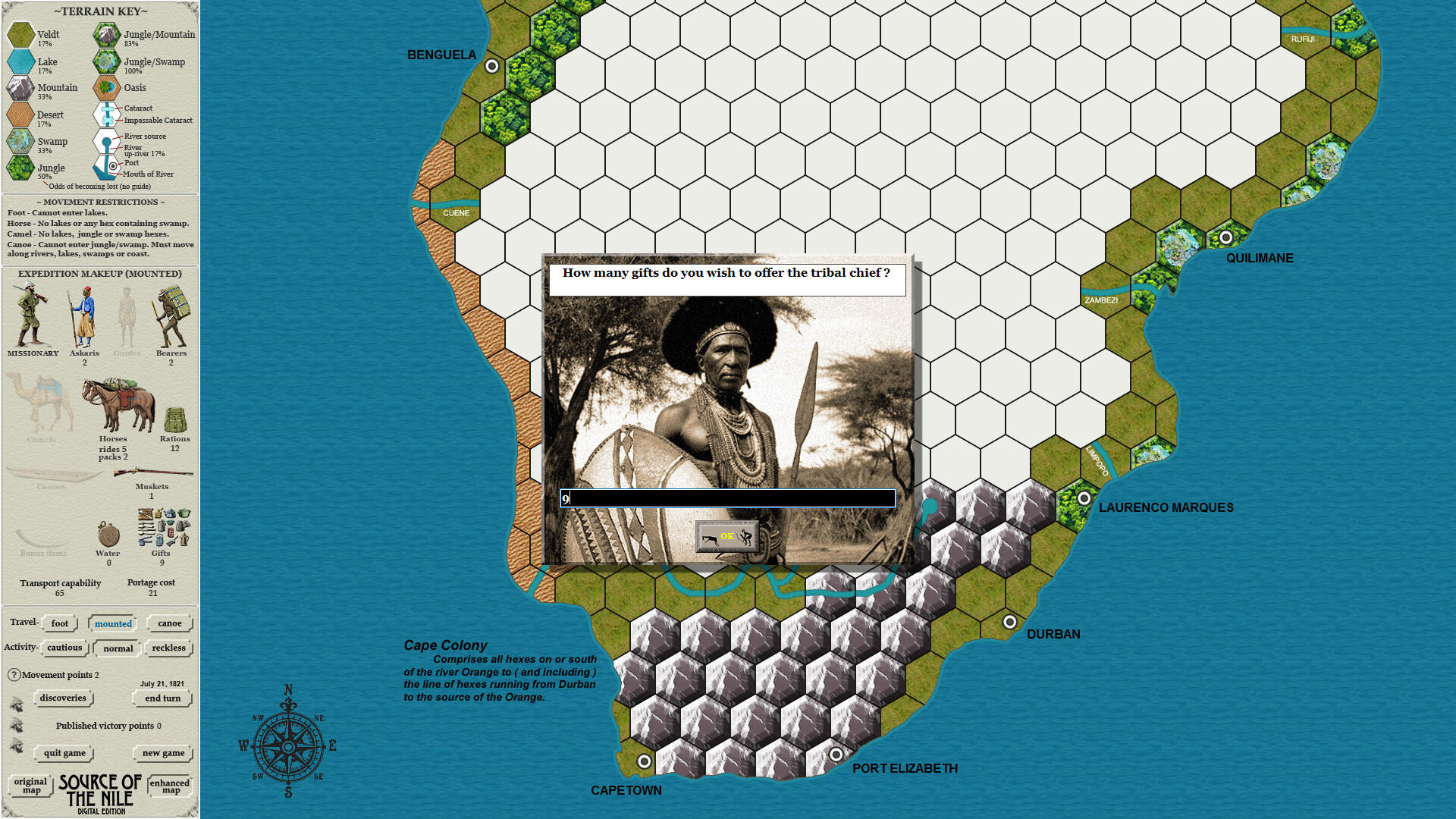 Source of the Nile Digital Edition Game Screenshot