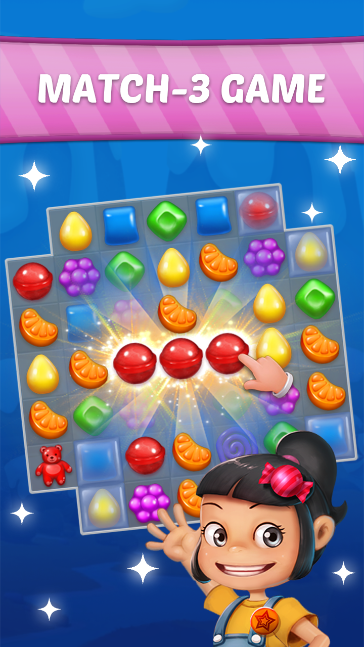 Screenshot 1 of Candy Sweet Story: Match3Puzzle 99