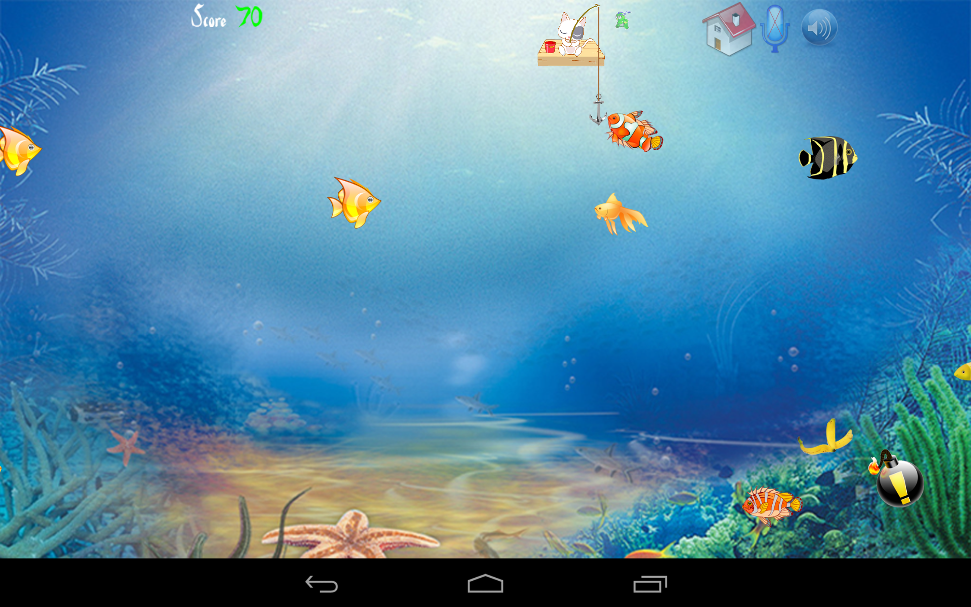 Screenshot 1 of Кошачья рыбалка 1.2