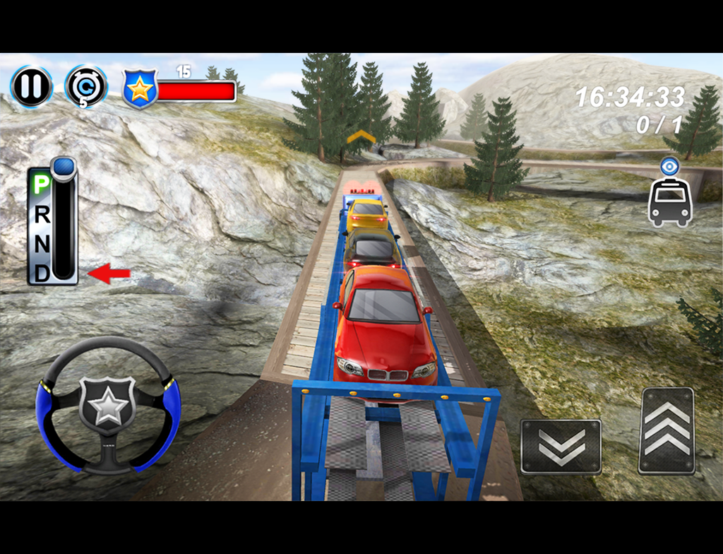Police Truck Transporter 2016 Game Screenshot