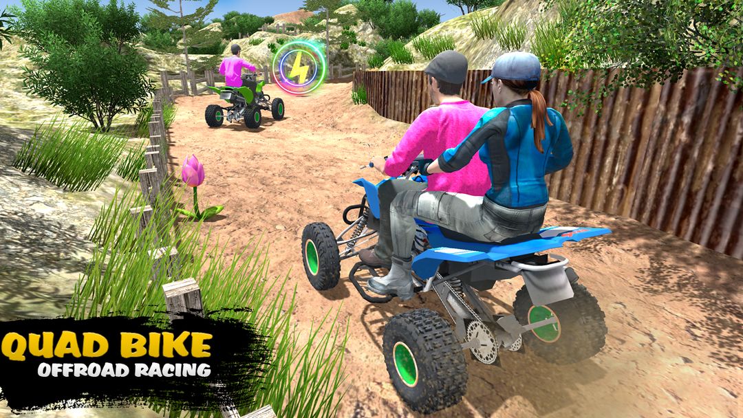 Screenshot of Quad Bike Offroad Uphill driving game 2019
