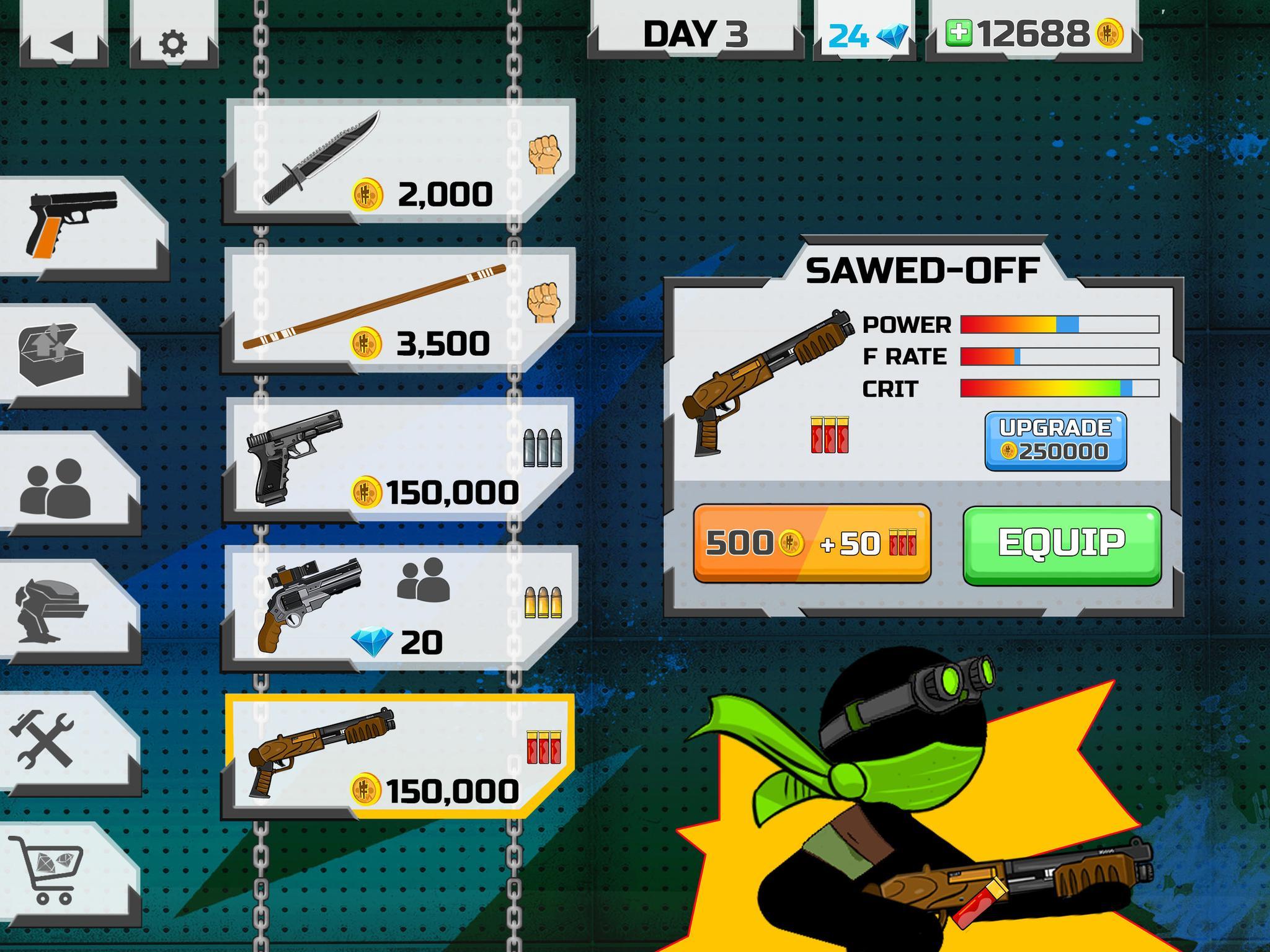 Stickman maverick : bad boys ゲームのスクリーンショット