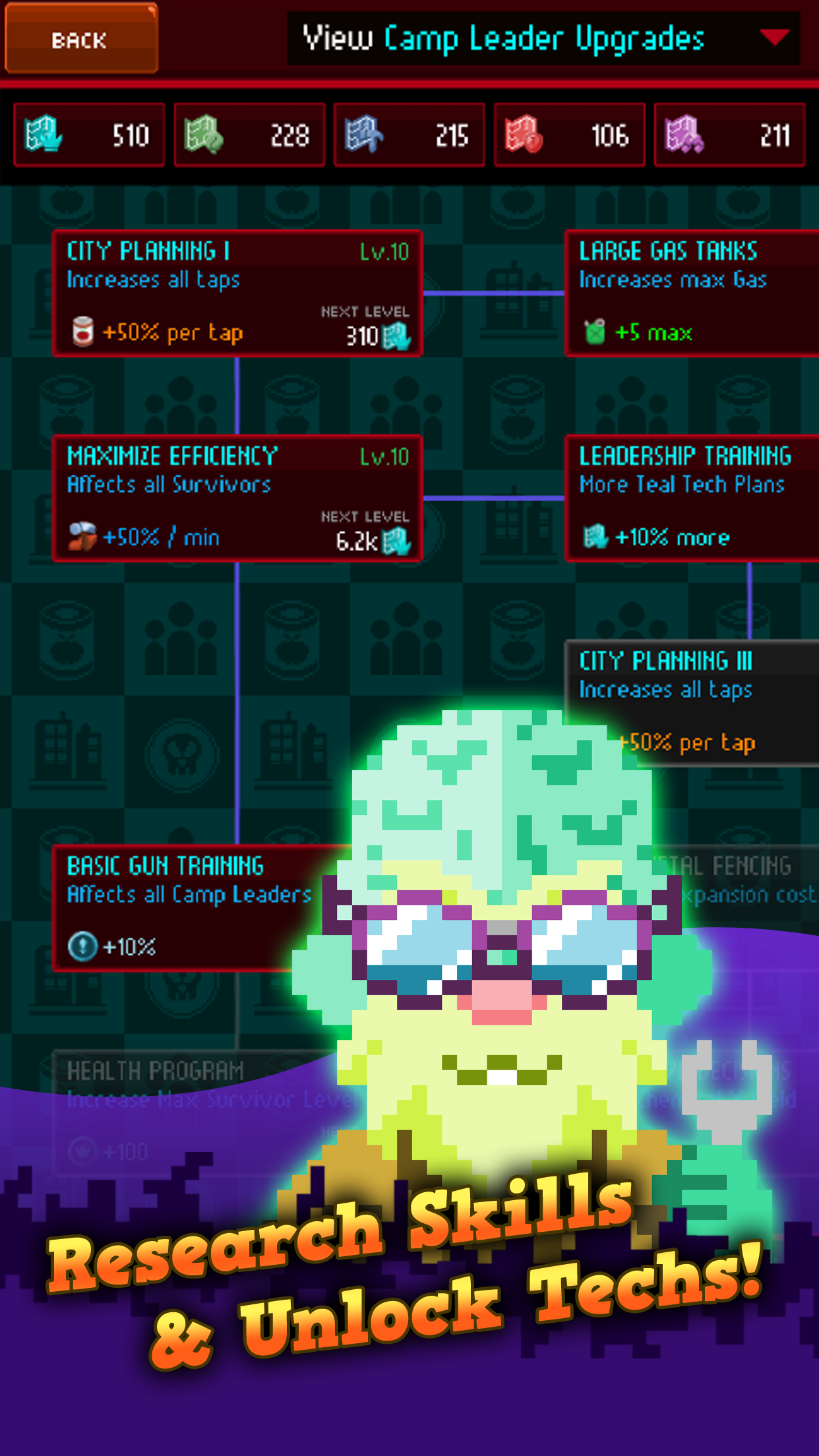 Clicker of the Dead: Idle Game Game Screenshot
