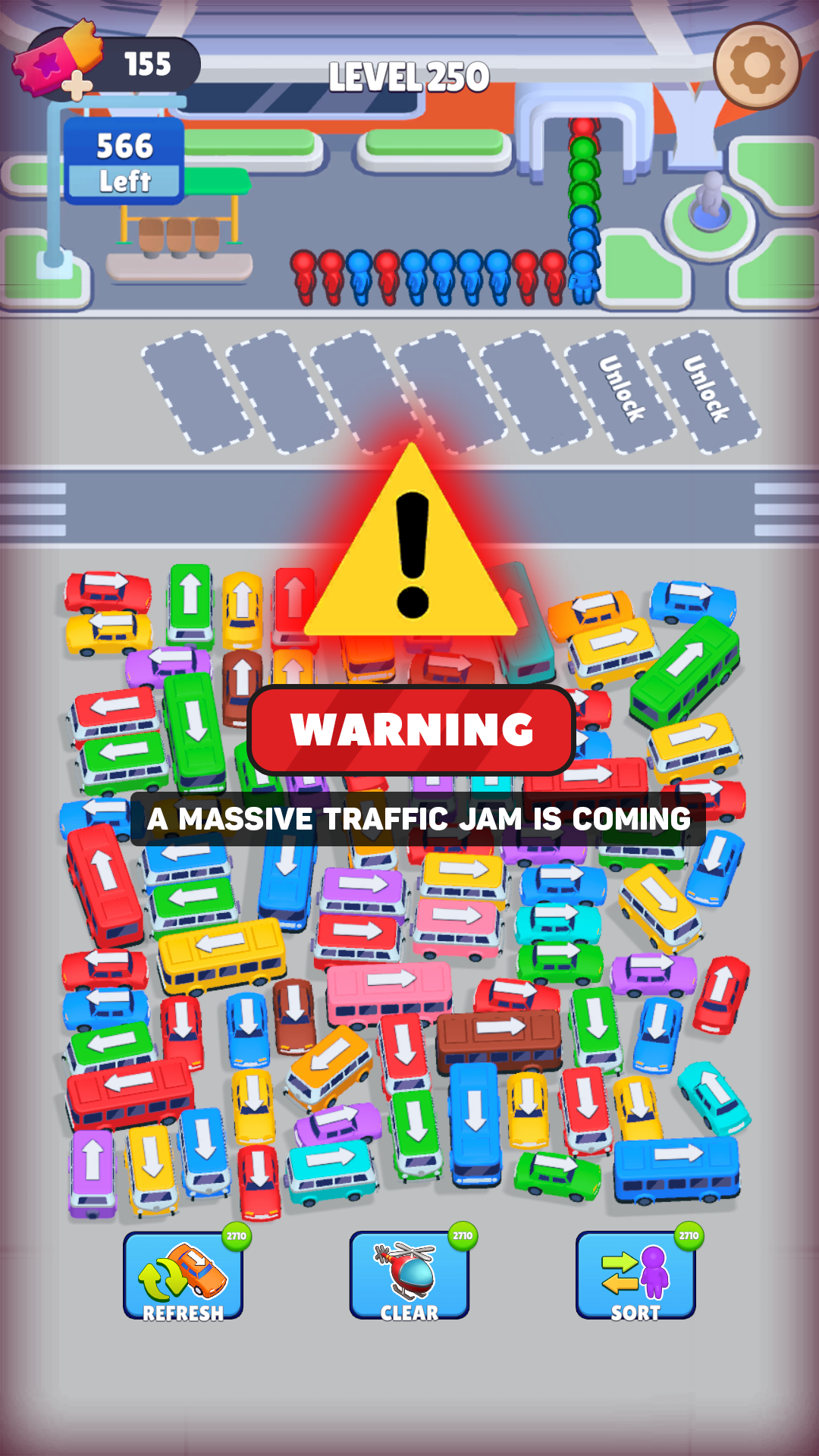 Bus Sort: Car Parking Jam Game Screenshot