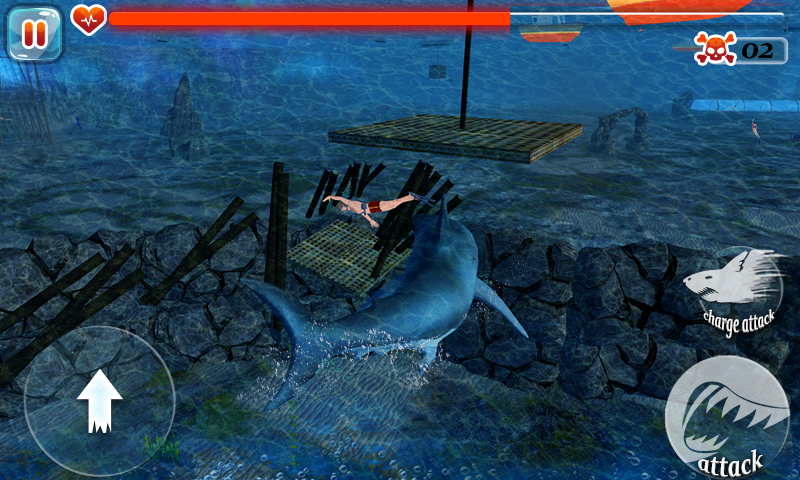 Scary Shark Evolution 3D 게임 스크린샷