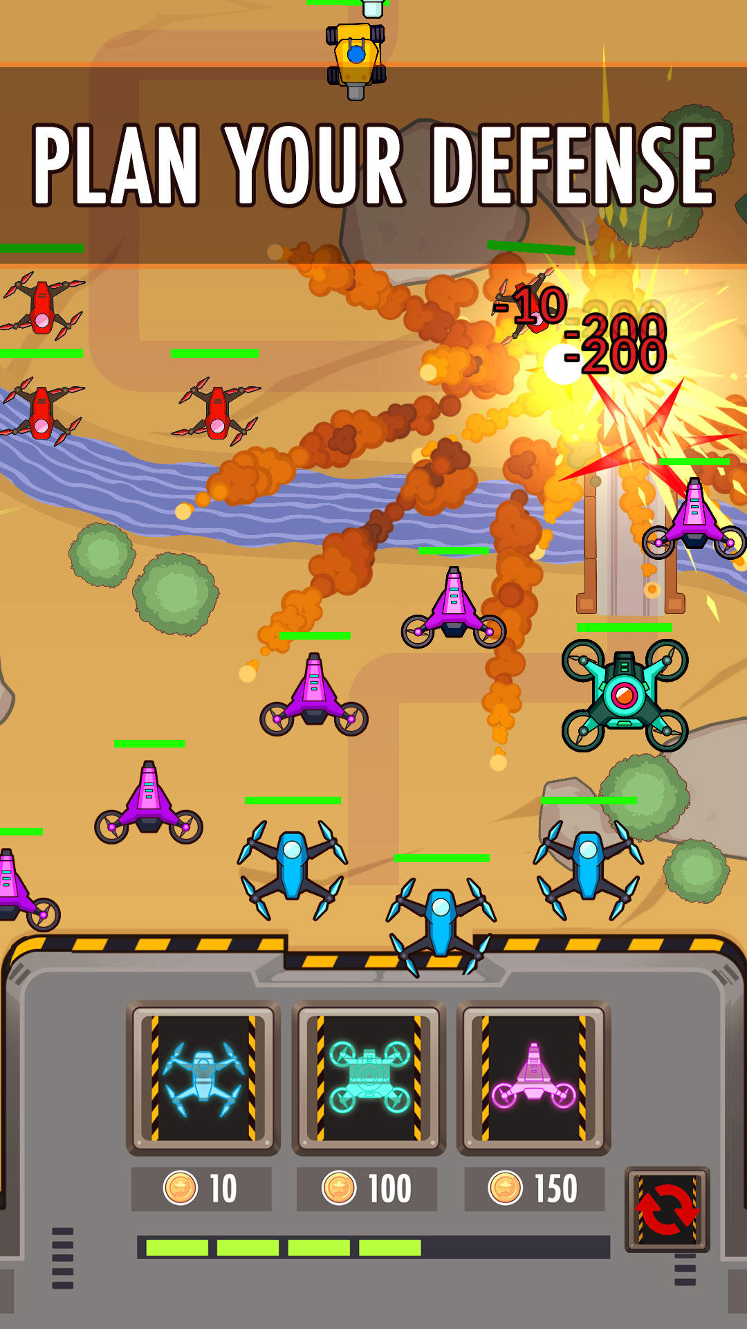 Drone Defense Game Screenshot