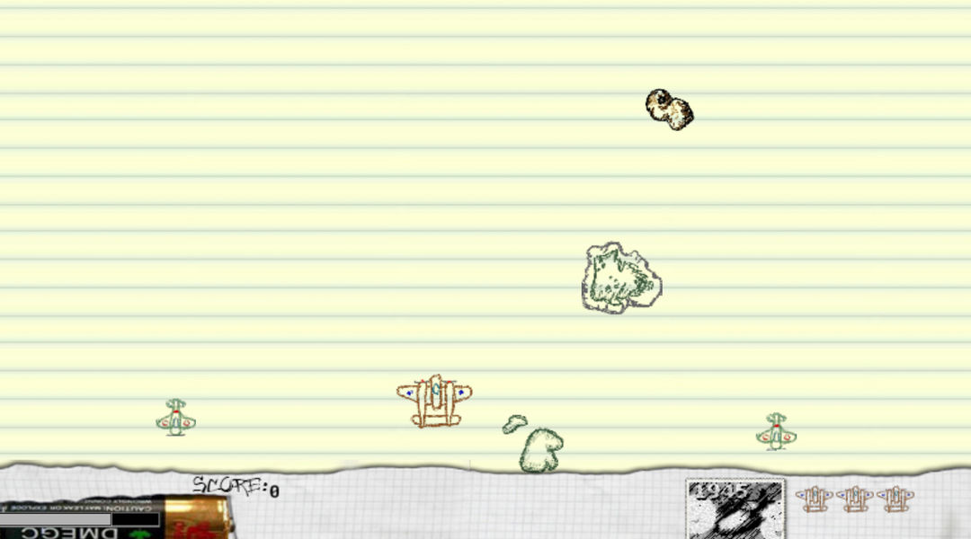The Paper Arcade screenshot game