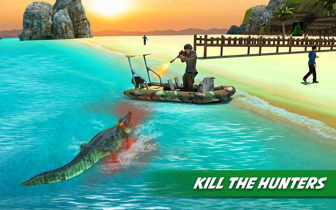 Crocodile Attack - Animal Simulator遊戲截圖