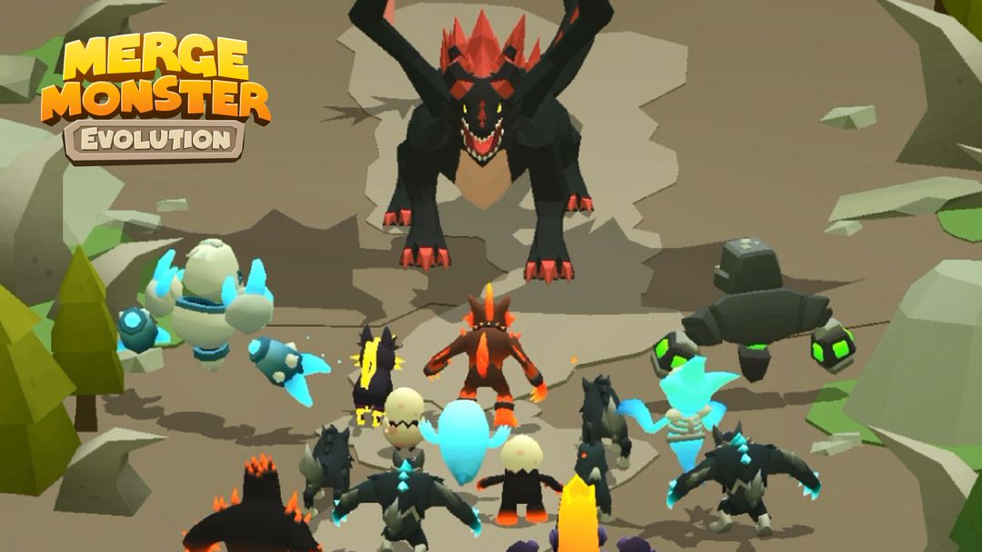 Merge Monster Evolution ภาพหน้าจอเกม
