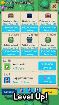 Cuplikan Layar Game Tap Chest - Idle Clicker