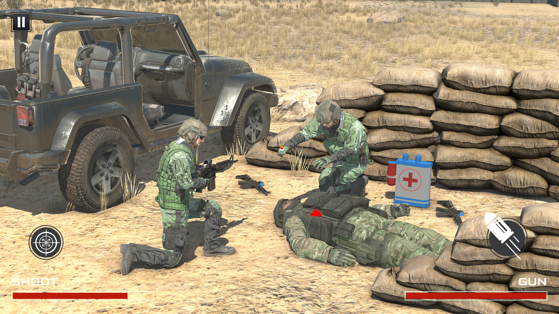 Screenshot 1 of 대공포 격투 게임 1.0
