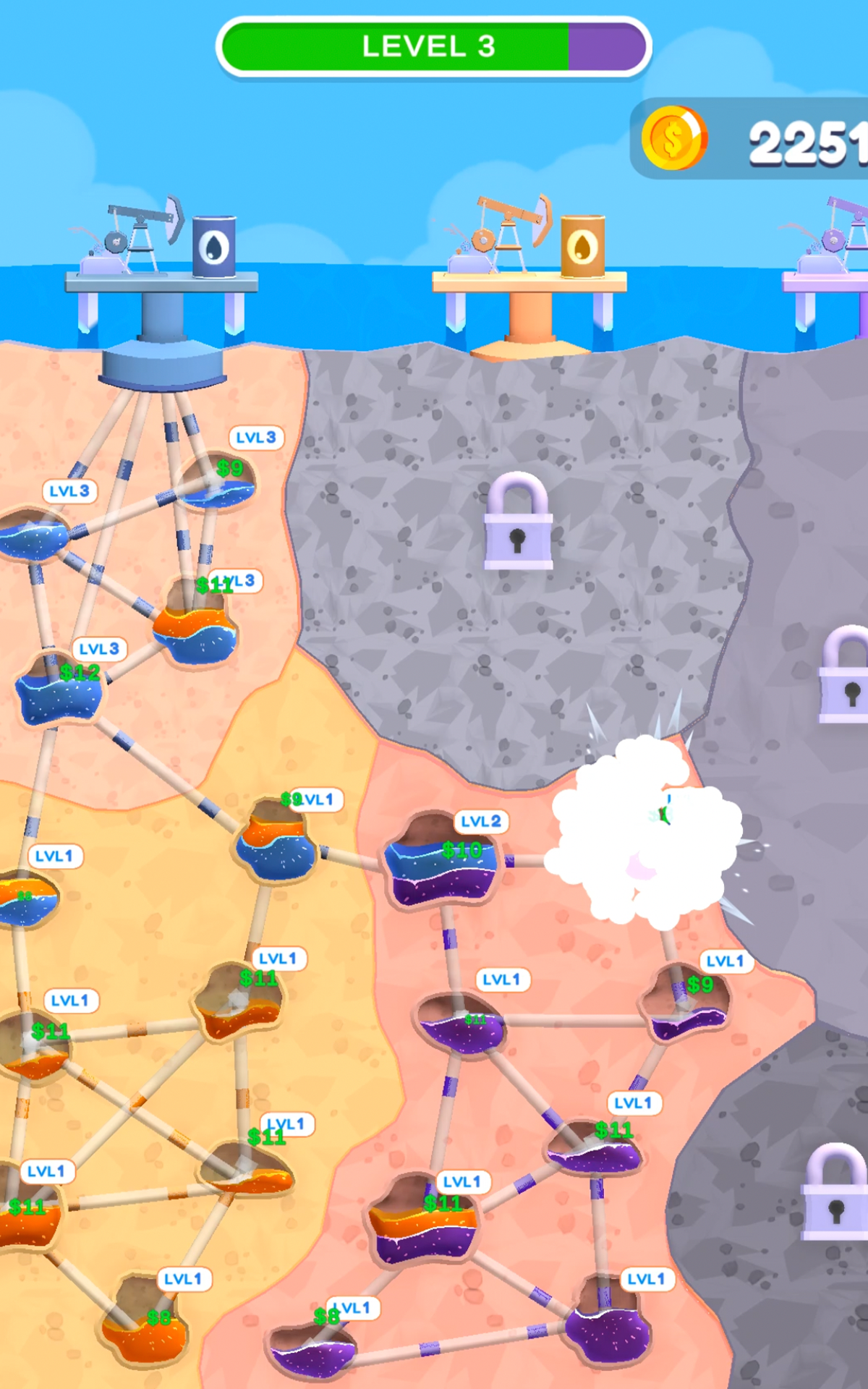 Скриншот игры Oil Wells