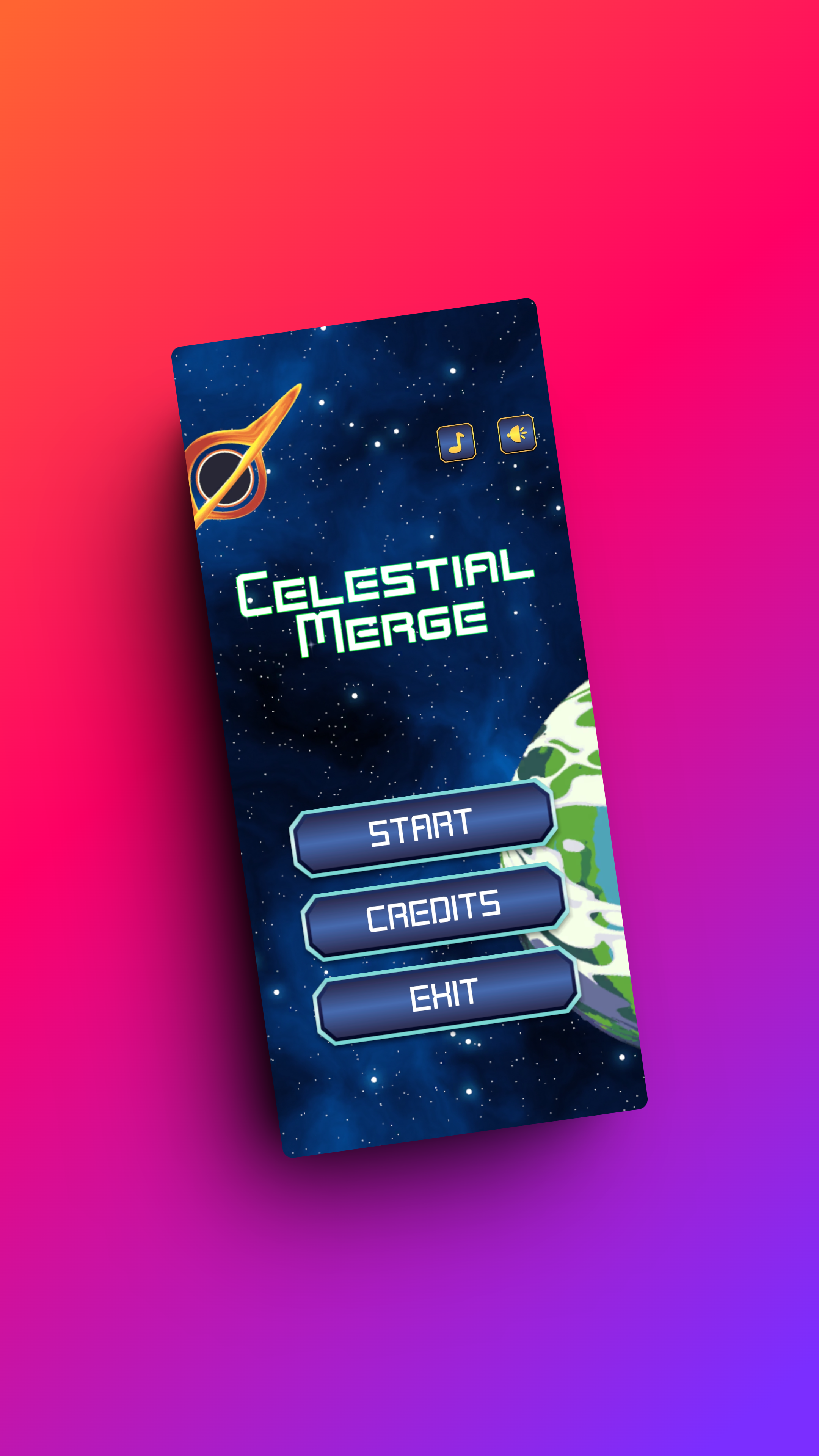 Celestial Merge Game Screenshot