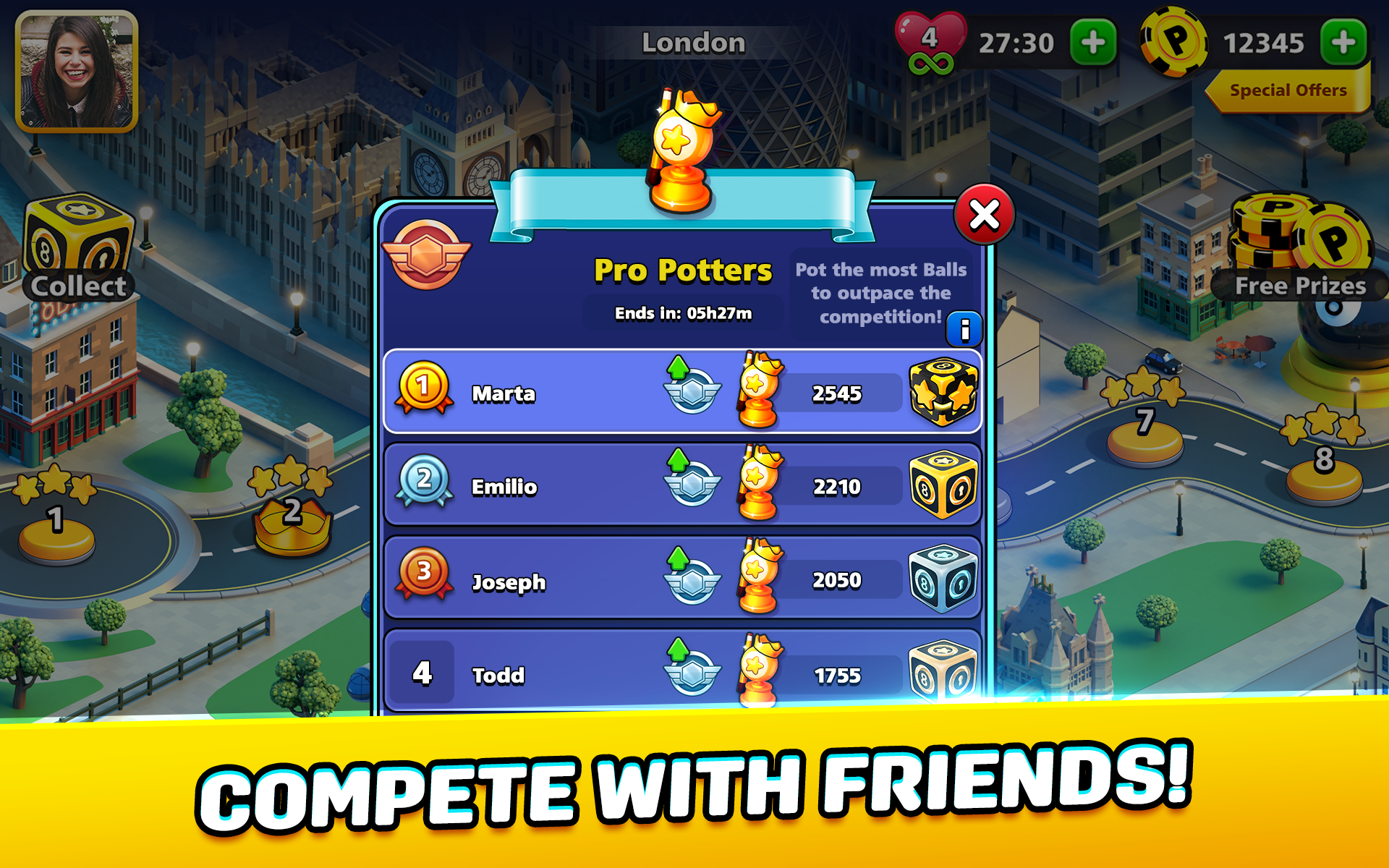 Pool Trickshots Billiard Game Screenshot