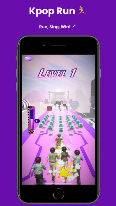 KPop Dream Run Game Screenshot