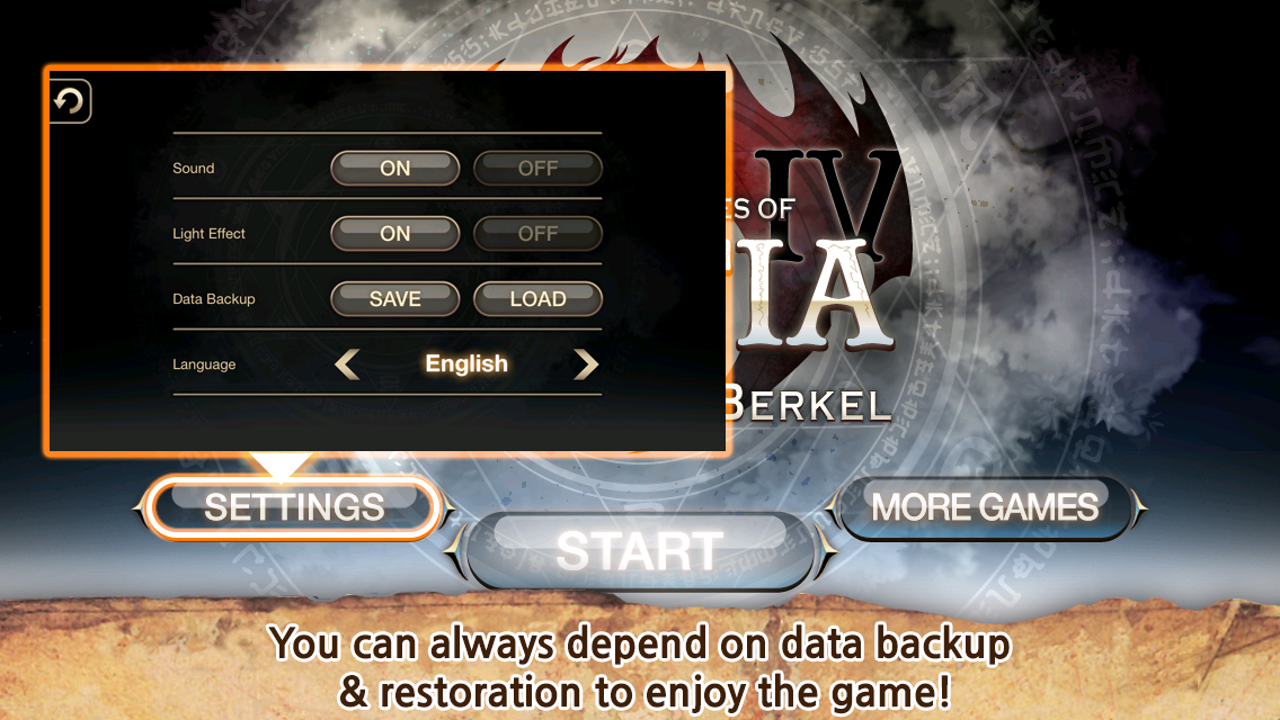 Inotia 4 ภาพหน้าจอเกม